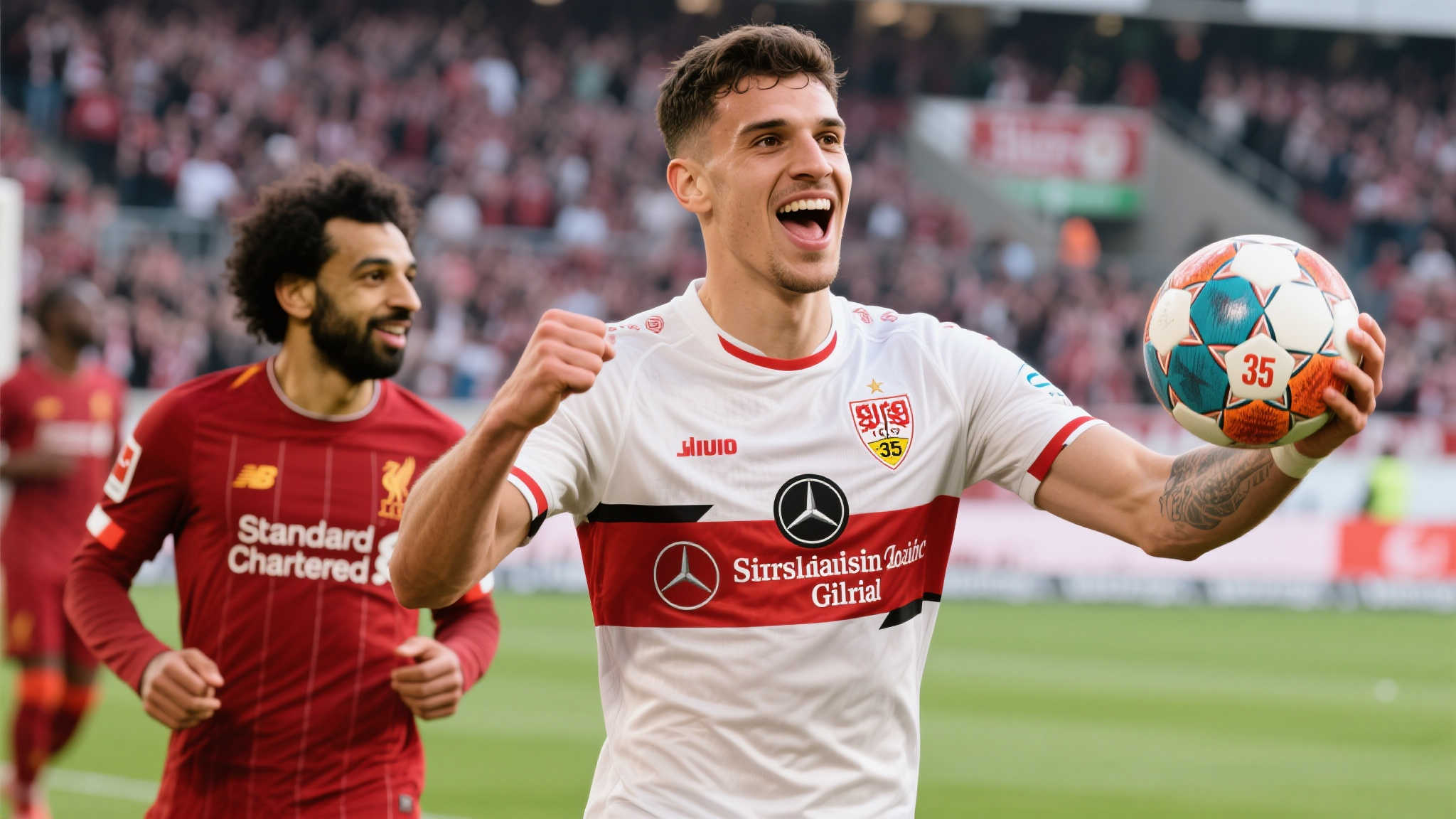 吉拉西赛季狂轰35球,力压萨拉赫称霸五大联赛 在足球世界里,进球数据往往是衡量一名前锋价值的重要